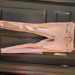 light purple ripped jeans